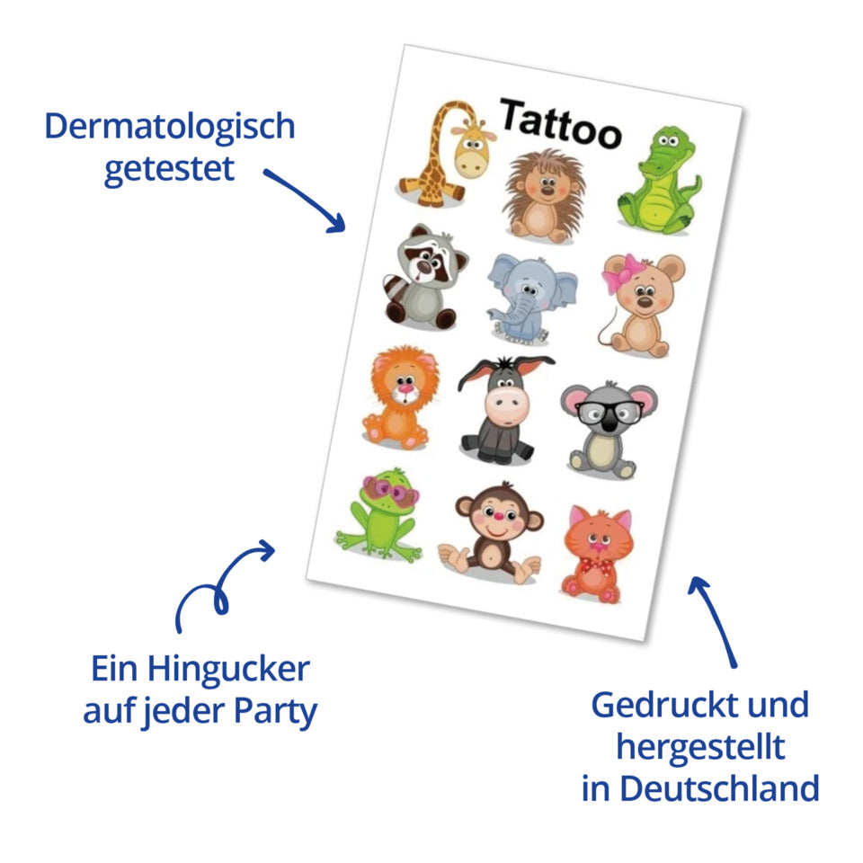 Tattoo Katzen, 12 Stück AVERY ZWECKFORM 54154