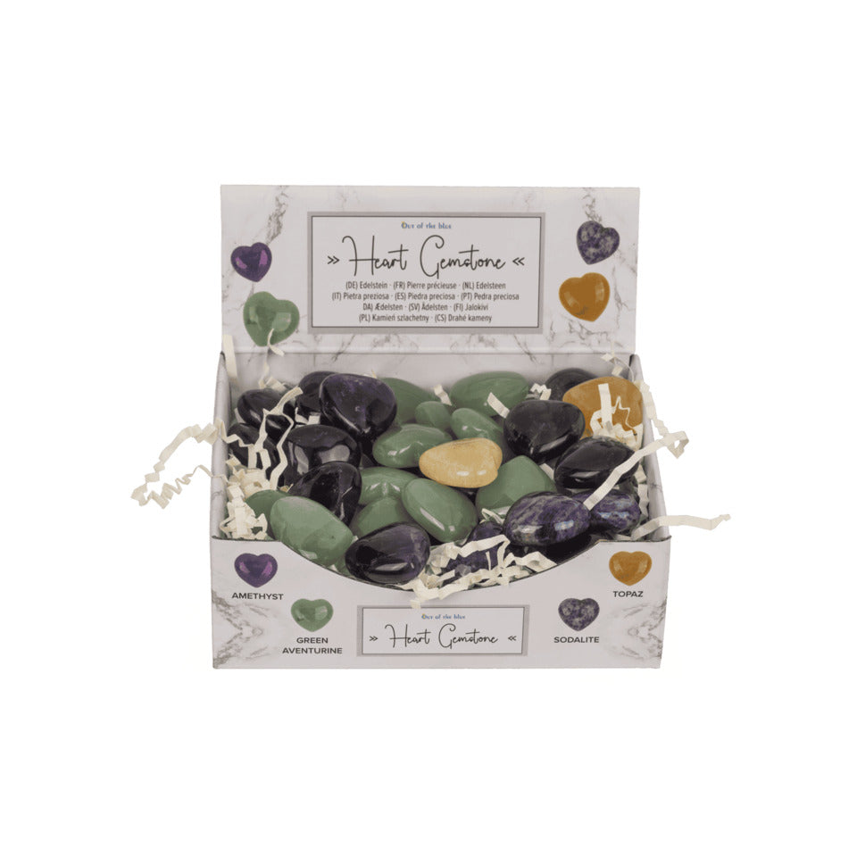Anti-Stress-Steine Edelstein, sortiert OUT OF THE BLUE 24/1247 OOTB 24/1247 Herz