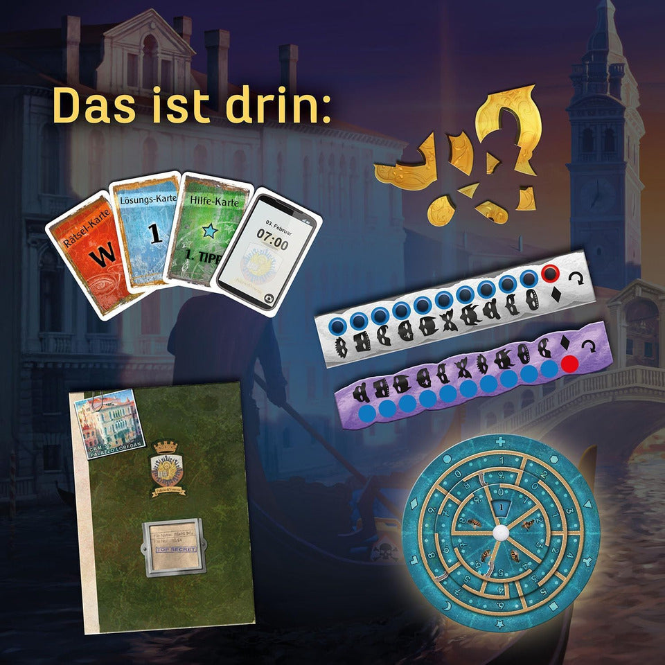 Mitbringspiel Exit - Das Spiel: Venedig Verschwörung KOSMOS 684396 KOSMOS 684396 Venedig Verschwörung