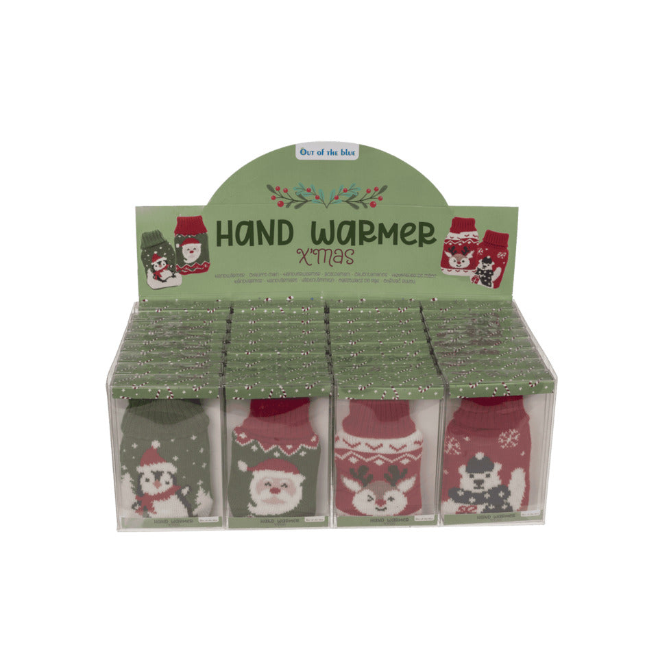 Weihnachts-Handwärmer X-Mas mit Stricküberzug, sortiert OUT OF THE BLUE 960460 OOTB 960460 m.Stricküberzug