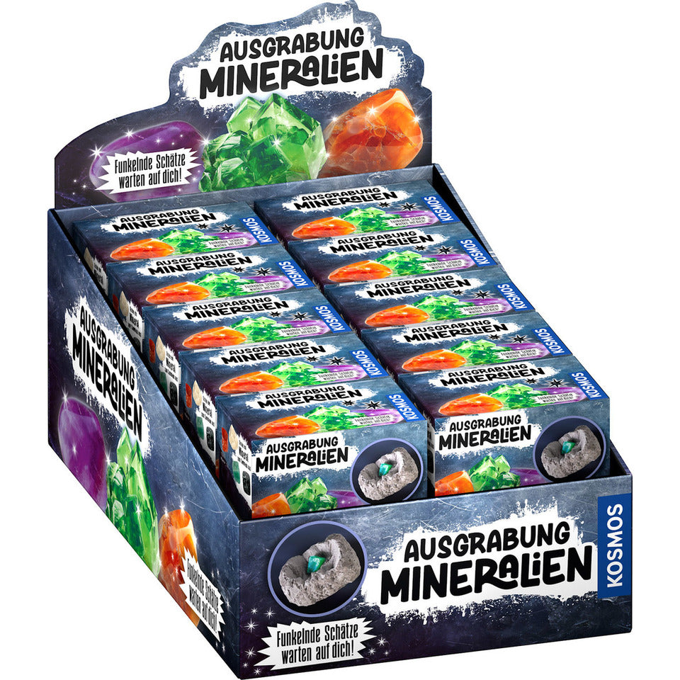 Ausgrabungsset Mineralien, sortiert KOSMOS 601362 KOSMOS 601362 i.Display