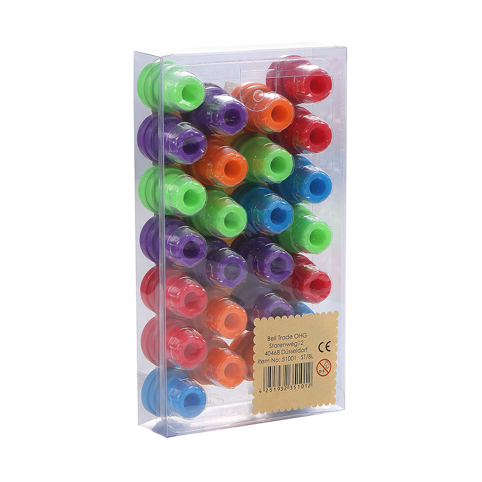 Kinderstempel selbstfärbend „Buchstaben A-Z“ LULUBUG 51001 LULUBUG 51001 Pg. mit 26 Stück