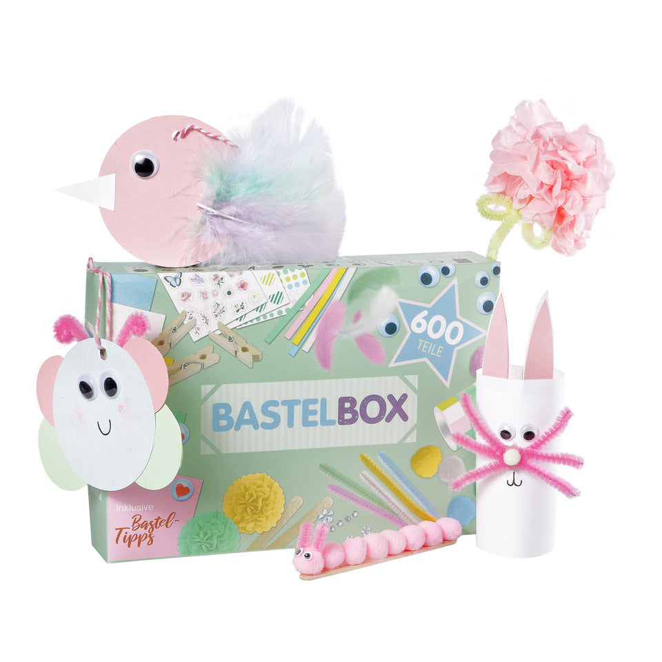 Bastelbox Set 600 Teile "Pastell" LULUBUG 40003