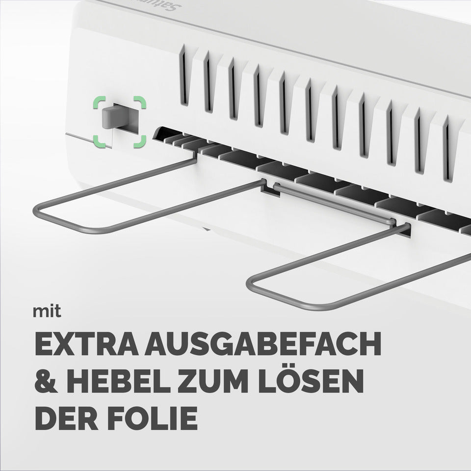 Laminiergerät Saturn 3i, A4, 80-125 µm, 385 x 154 mm, weiß FELLOWES 5724801
