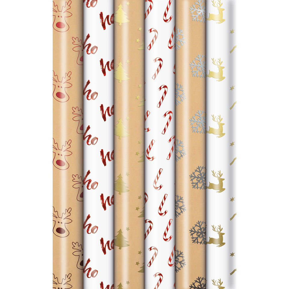Weihnachts-Packpapier Shining Moments, 1,5 m x 70 cm ZÖWIE 33013 606158 ZÖWIE 33013 606158 505158 Shining Moment