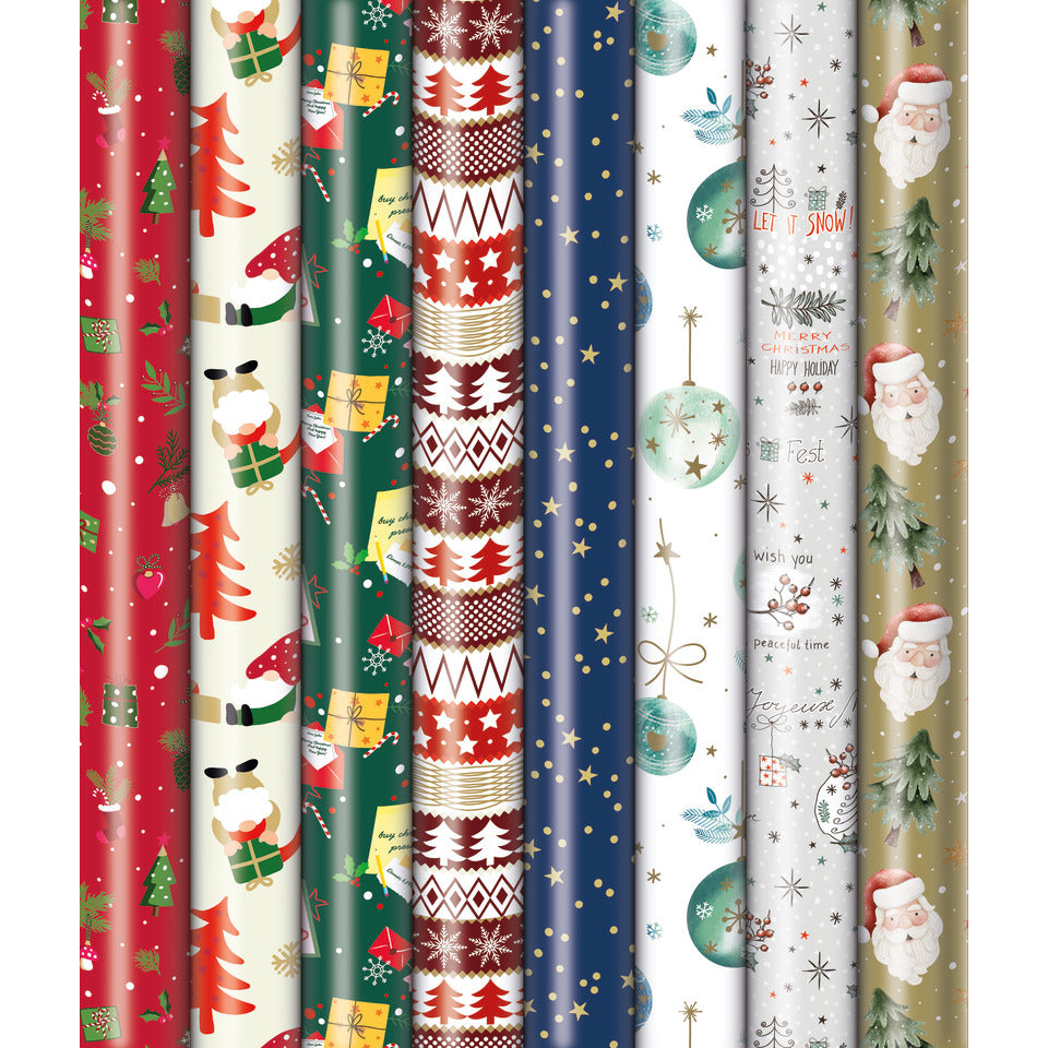 Weihnachts-Offset, 10 m x 70 cm, 8 Motive, sortiert PRÄSENTA 33097 555212 PRÄSENTA 33097 555212 656212