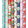Weihnachts-Geschenkpapierrolle Premium, 2 m x 70 cm, 10 Motive, sortiert ZÖWIE 33013 6A6224 ZÖWIE 33013  6A6224 Premium Kinder