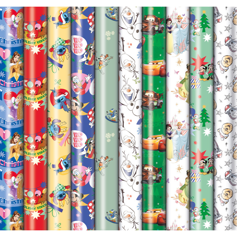 Weihnachts-Geschenkpapierrolle Disney, 2 m x 70 cm ZÖWIE 33003-555232 ZÖWIE 33003-555232 656232
