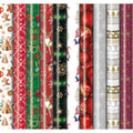 Weihnachts-Geschenkpapierrolle, 2 m x 70 cm, 10 Motive, sortiert ZÖWIE 33003 656204
