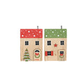 Weihnachtsdeko Haus, 7 x 2,5 x 11 cm, sortiert  650194011422 650194011422 7x2,5x11cm