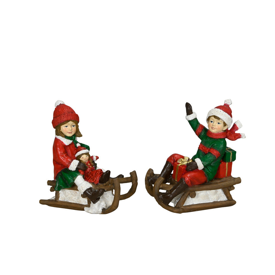 Weihnachtsfigur, 9 x 5 x 10 cm, Polyresin, sortiert  671186000422 671186000422 9x5x10cm