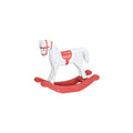 Weihnachtsfigur Schaukelpferd, 13 x 4,5 x 11 cm, MDF, weiß/rot POSIWIO 671079013106 POSIWIO 671079013106 13x4,5x11cm