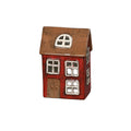 Windlicht Haus, 10 x 7 x 14 cm, Dolomit, rot/braun  670812000439 670812000439 10x7x14cm