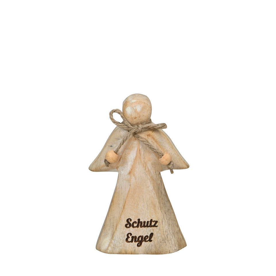 Weihnachtsengel, 8 x 2x 13 cm, Mangoholz, weiß gewischt  671485013134 671485013134 Mangoholz 8x2x13cm