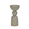 Kerzenhalter, 11 x 23,5 cm, Aluminium, creme  671287024110 671287024110 11x23,5cm