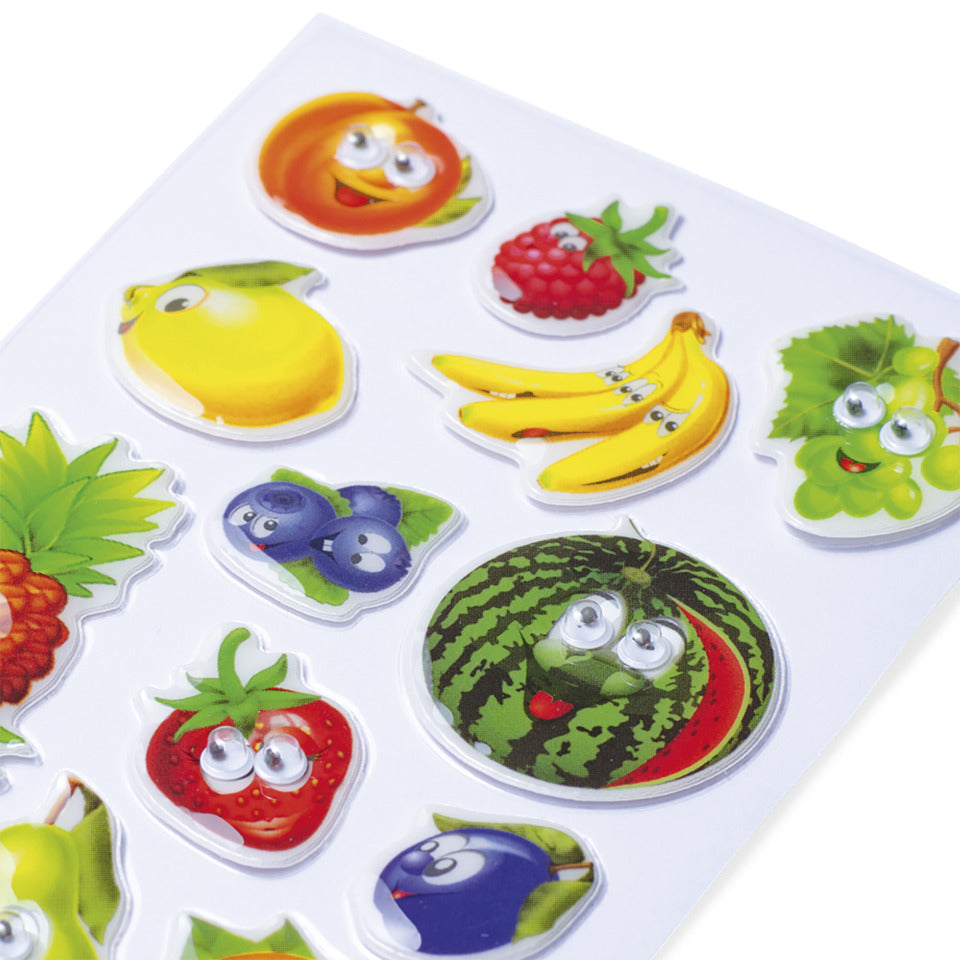 Sticker Früchte, Wackelaugen, 13 Stück HERMA 3233 HERMA 3233 Magicsticker