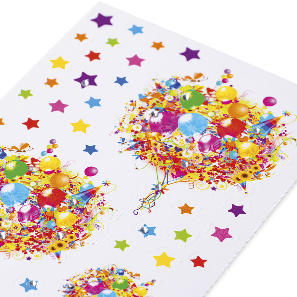 Sticker Blumenliebe mit Glitzersteinchen, 38 Stück HERMA 15519 HERMA 15519 m.Glitzersteinchen