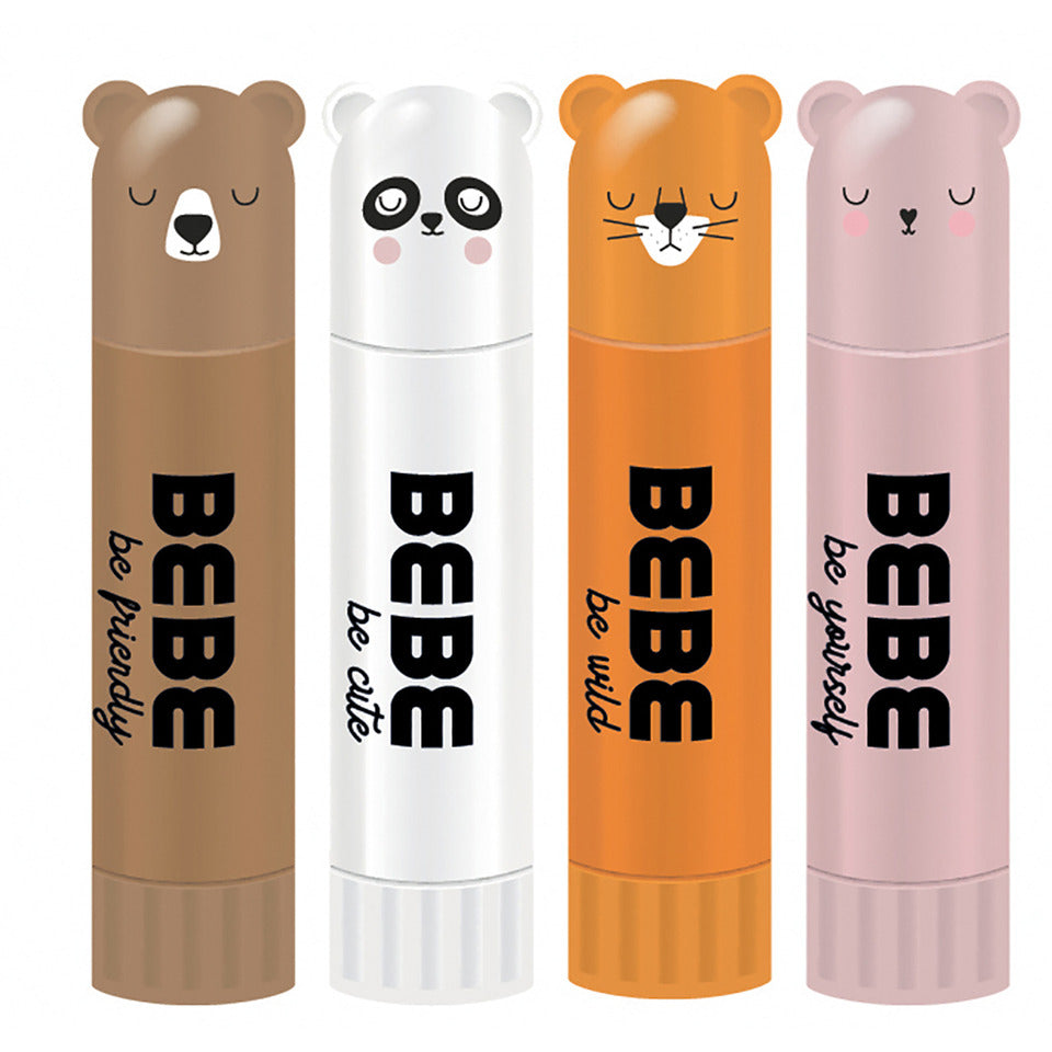 Klebestift BEBE Friends, 15g, 16 Stück, sortiert INTERDRUK I12419 INTERDRUK I12419/312457 4 Motive i.Displ