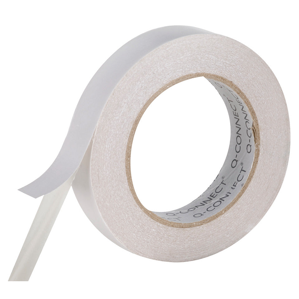 Montageband doppelseitig, 12 mm x 3 m, weiß Q-CONNECT KF17476 Q-CONNECT KF17476 12mm x3m