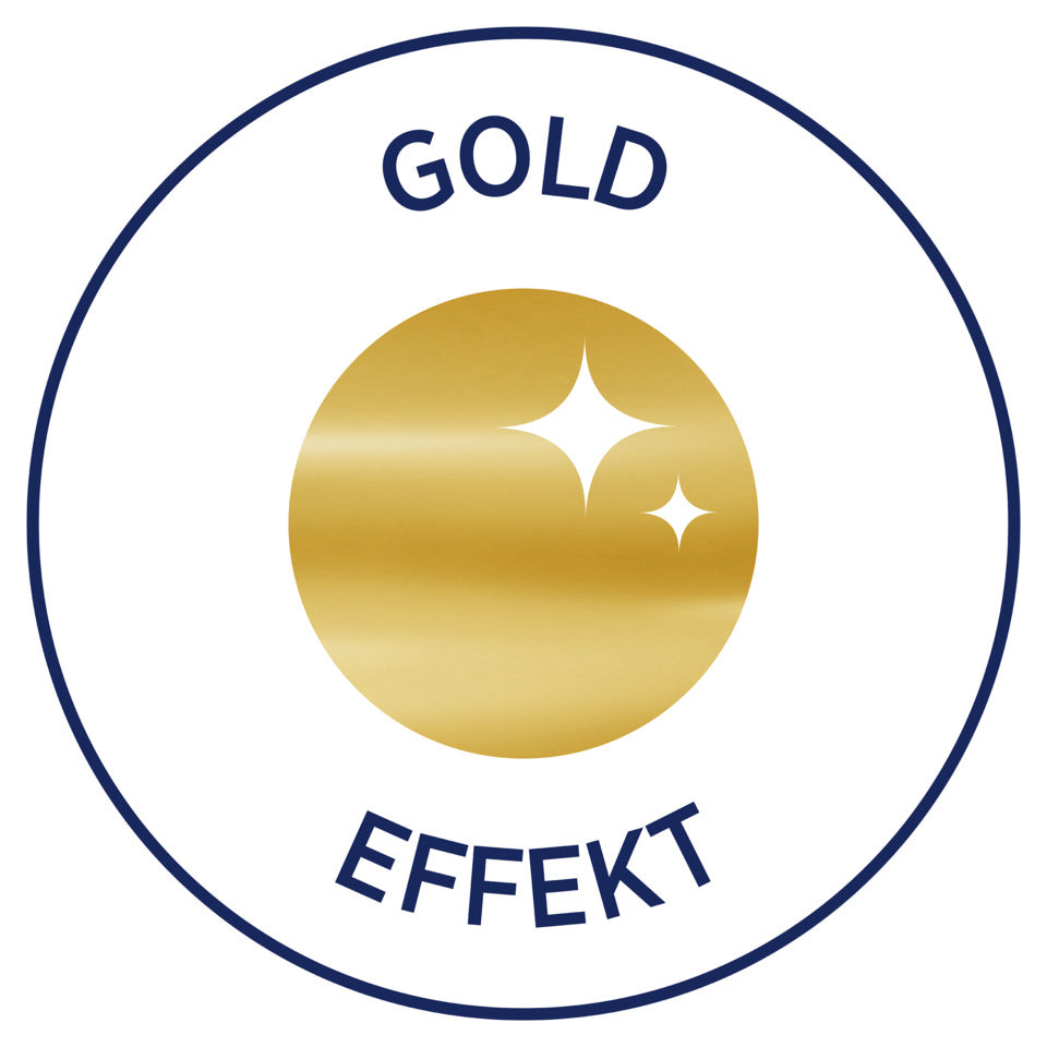 Weihnachtssticker Kreise, 8 Stück, weiß/gold AVERY ZWECKFORM 52097 Z-DESIGN 52097