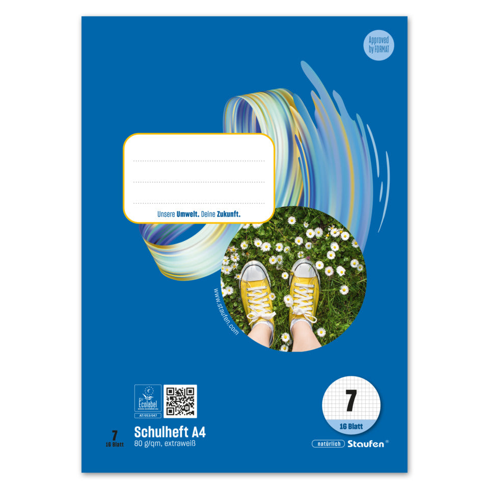 Heft, A4, 80g/m², 16 Blatt, Lin.7, kariert STAUFEN STYLE 040416047 STAUFEN STYLE 040416047 80g
