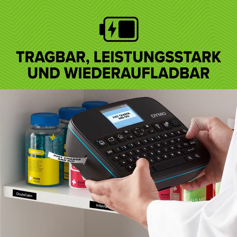 Beschriftungsgerät LabelManager™ 640 CB, QWZ-Tastatur DYMO 2202104 DYMO 2202104 QWZ-Tastatur