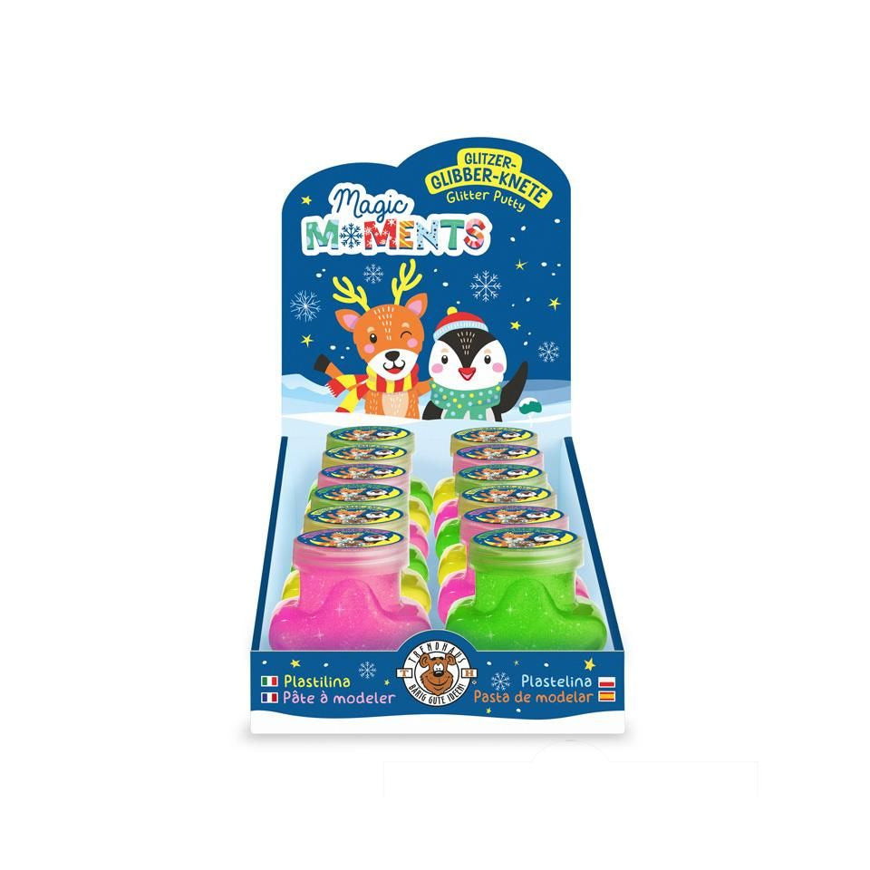 Glitzerknete Magic Moments Snow Friends, sortiert TRENDHAUS 966544 TRENDHAUS 966544 Snow Friends