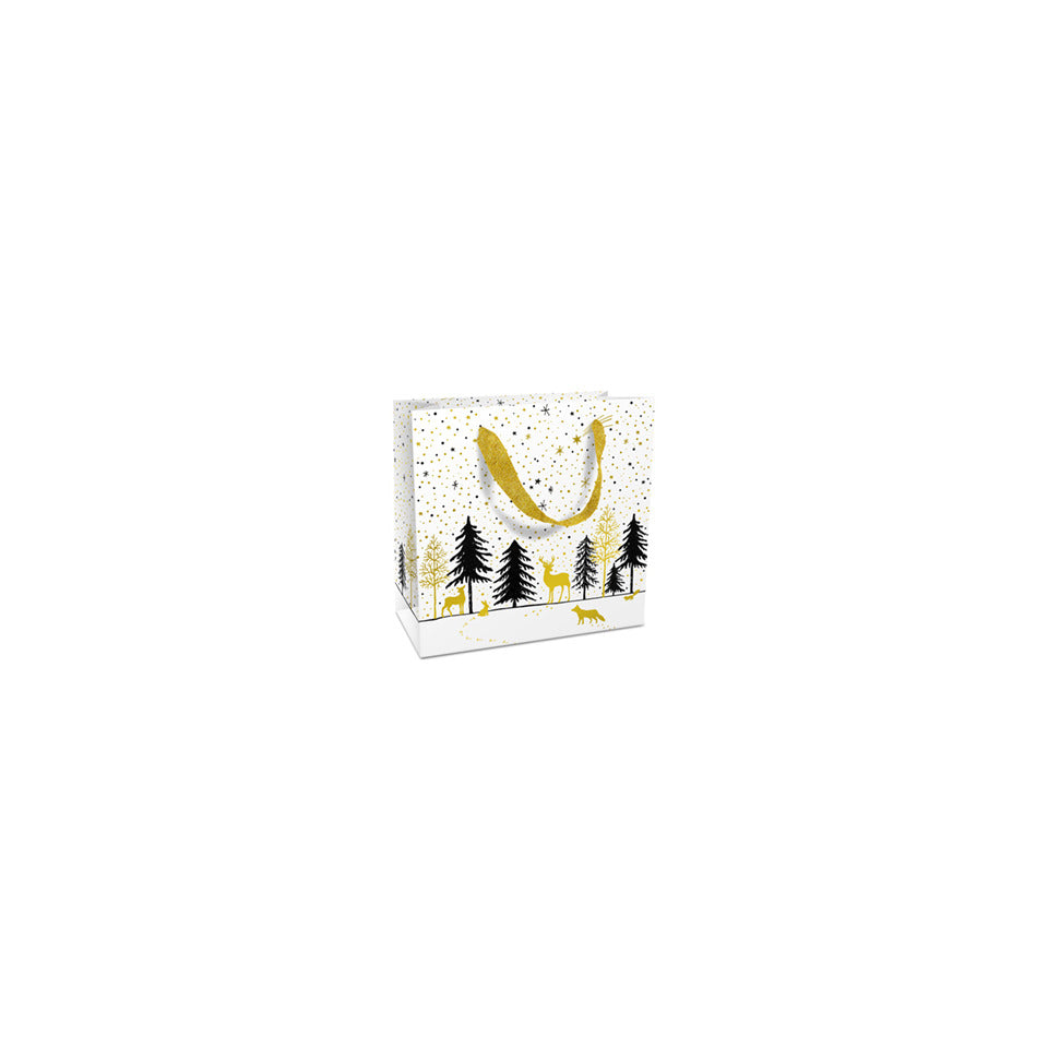 Weihnachts-Geschenktragetasche Modern Wintertime, 17 x 17 x 8 cm BRAUN+COMPANY 1685-25523 BRAUN + COMPANY 1685-25523 17x17x8cm