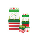 Weihnachts-Geschenktkarton Elfen und Wichtel, 6-teilig BRAUN+COMPANY 1481-25500 BRAUN + COMPANY 1481-25500   6tlg Würfel
