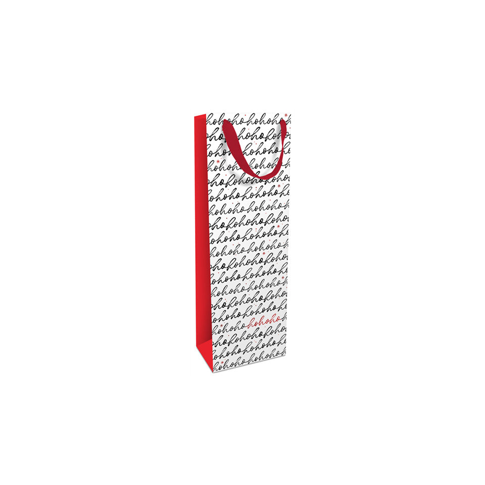 Weihnachts-Flaschentragetasche Hohoho, 36 x 26 x 8 cm BRAUN+COMPANY 1684-25509 BRAUN + COMPANY 1684-25509 36x12x8cm