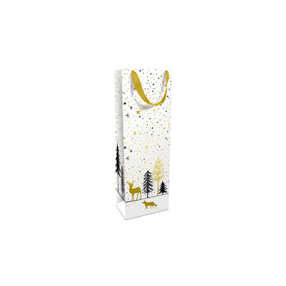 Weihnachts-Flaschentragetasche Modern Wintertime, 36 x 26 x 8 cm, dunkelblau BRAUN+COMPANY 1684-25523 BRAUN + COMPANY 1684-25523 36x12x8cm