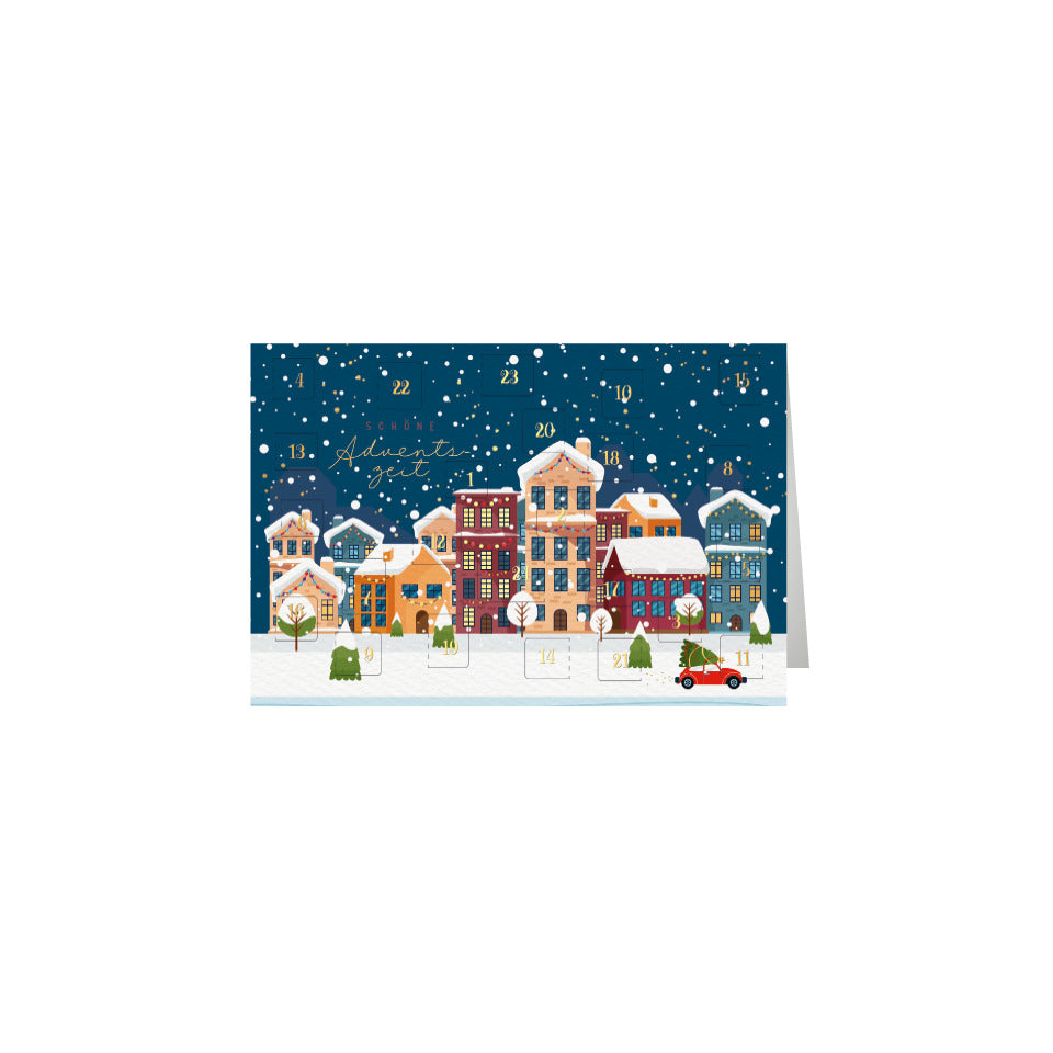 Adventskalenderkarte, 17 x 11,5 cm SKORPION 22-5871