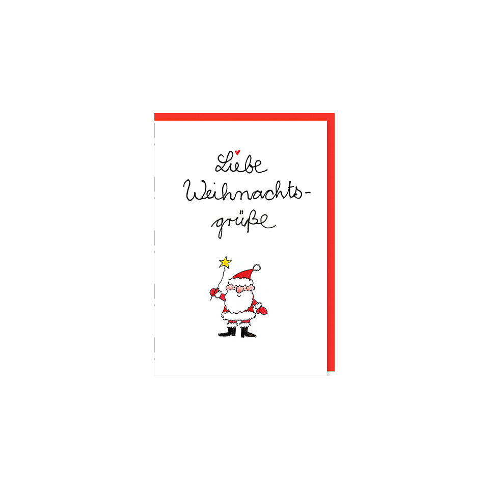 Weihnachtsbillett Leporello-Karte Weihnachtsmann Stern  5800-24391 BRAUN+COMPANY 5800-24390 BRAUN + COMPANY 5800-24390   Bild