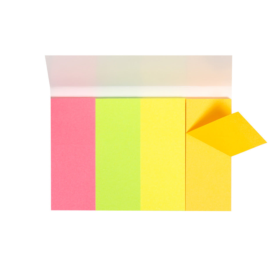 Haftmarker, 4x50 Blatt, 20x50mm, sortiert Q-CONNECT KF01226