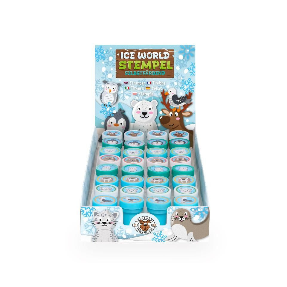 Stempel selbstfärbend Wintertiere, 8-fach sortiert TRENDHAUS 964151 TRENDHAUS 964151 selbstfärbend