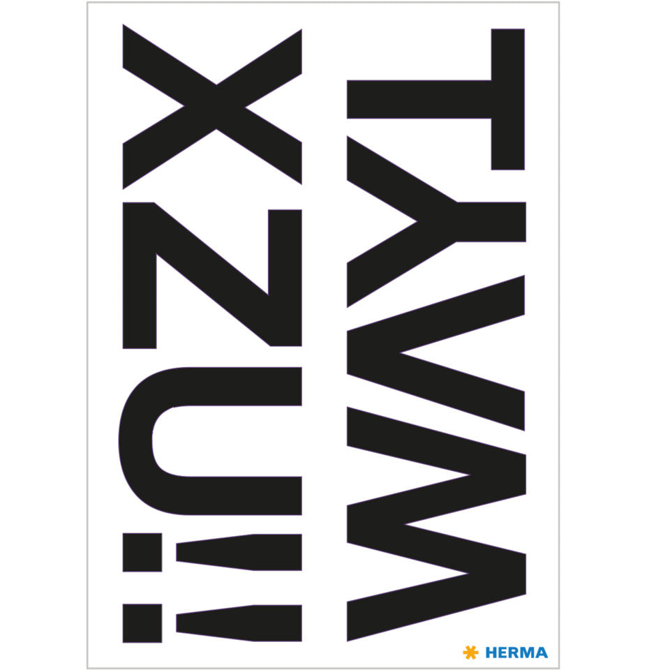 Buchstabenetikett O-Z, 33mm, wetterfest, 26 Stück HERMA 4188 HERMA 4188 33 mm wetterfest