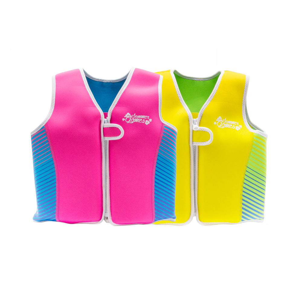 Schwimmweste Summer Games, 3-6 Jahre (19-30 kg), neongelb XTREM 60315 XTREM 60315 f.3-6Jahre (19-30kg)