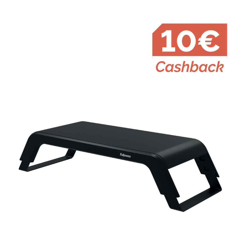 Bildschirmträger Hana™ LT, höhenverstellbar, schwarz FELLOWES 100016996 FELLOWES 100016996 höhenverstellbar