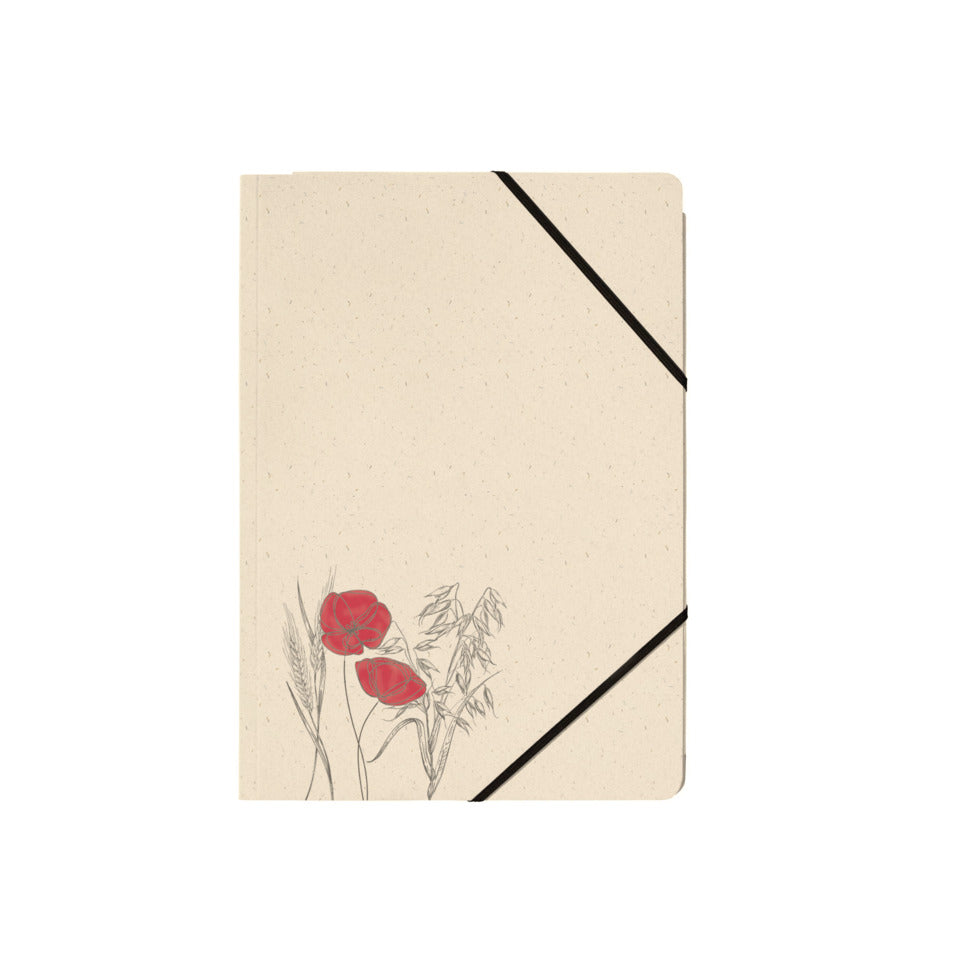 Gummizugmappe, A4, Graspapier DONAU 8643338-99