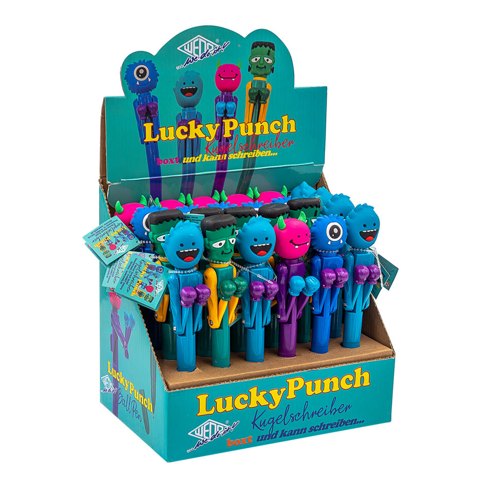 Thekendisplay Kugelschreiber Monster Lucky Punch, sortiert WEDO 252 2399 WEDO 252 2399 Thekendisplay