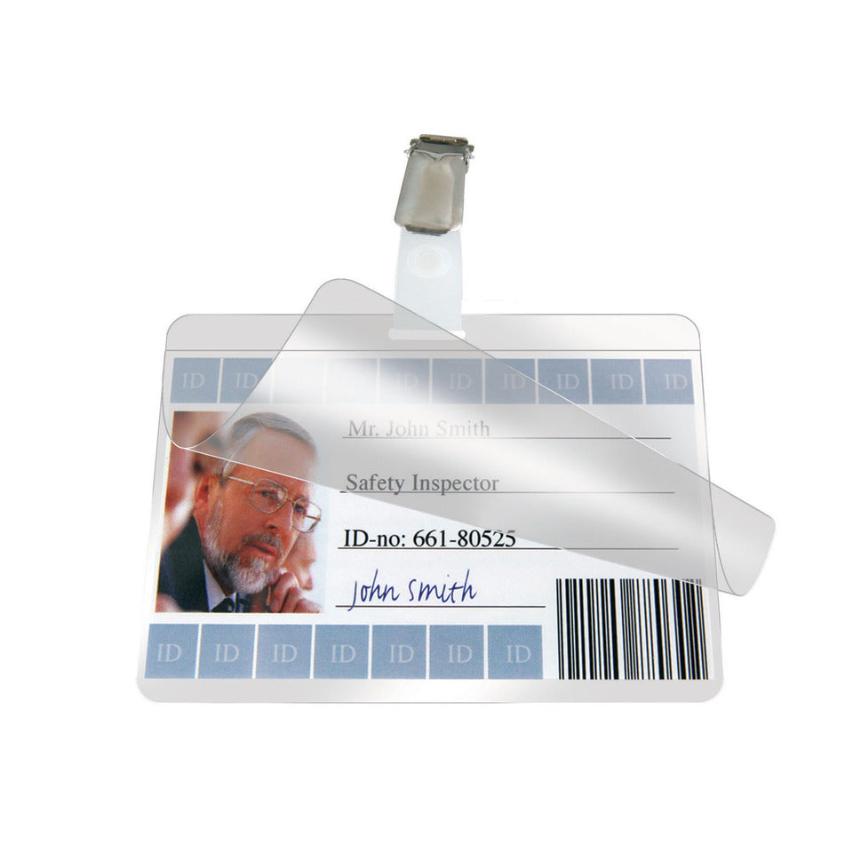Namensschild transparent  105x74mm Q-CONNECT KF13787 Q-CONNECT KF13787 105x74mm transparent
