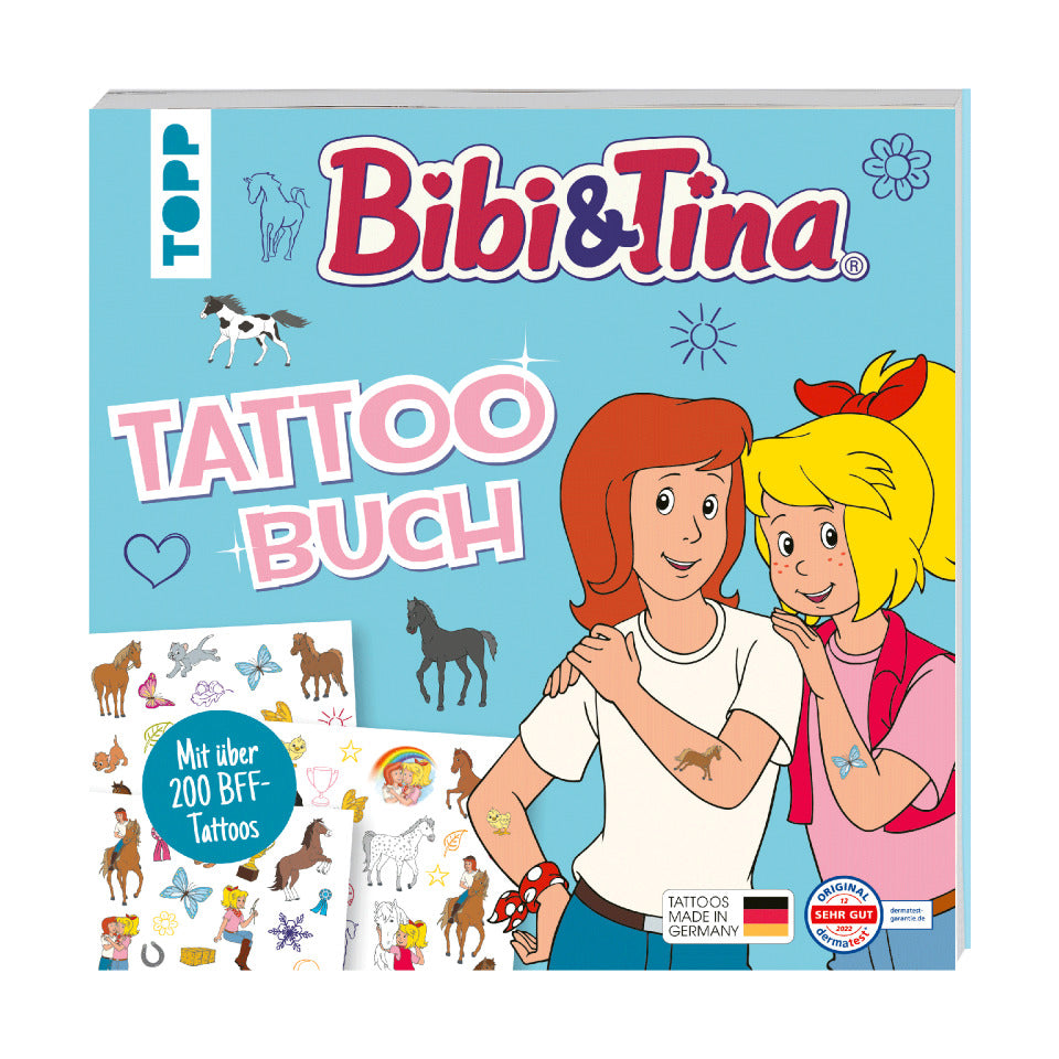 Tattoobuch Bibi & Tina, 200 Tattoos TOPP 29219 TOPP 29219 200 Tattoos