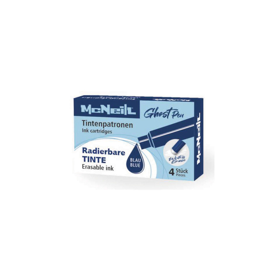 Tintenpatronen Ghost Pen, 4 Stück blau MCNEILL 3469900007 McNEILL 3469900007 4ST Ghost Pen