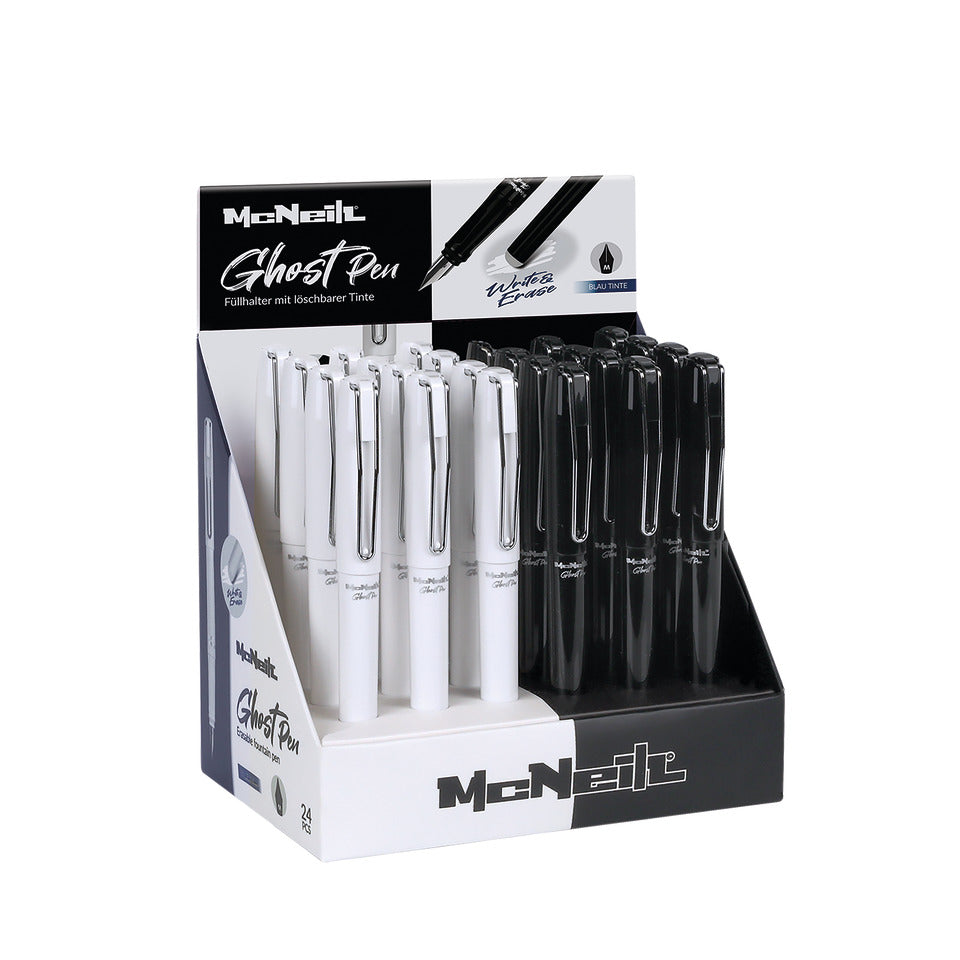 Füllhalter Ghost Pen M, radierbar, schwarz/weiß MCNEILL 3469900001 McNEILL 3469900001 Ghost Pen