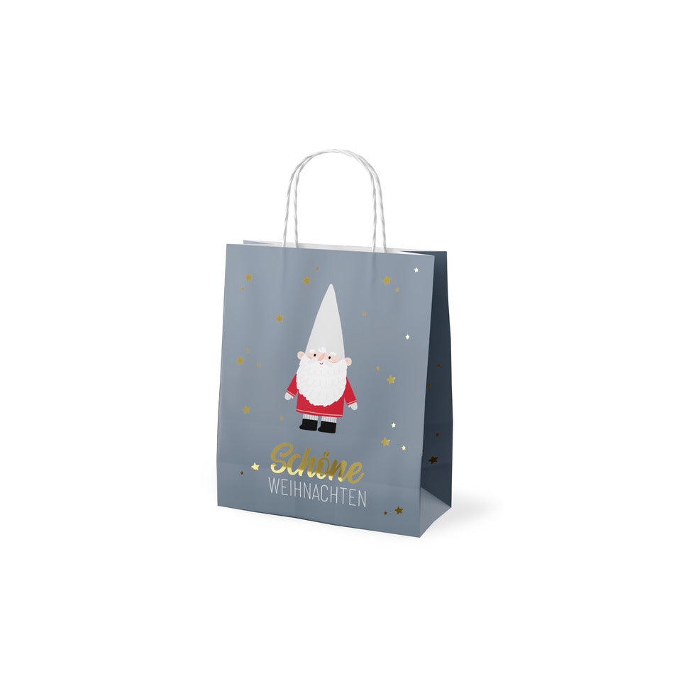 Weihnachts-Geschenktragtasche Zwerg, 18 x 22 x 8 cm FÜR DICH 991164 FÜR DICH 991164 24x20x9cm
