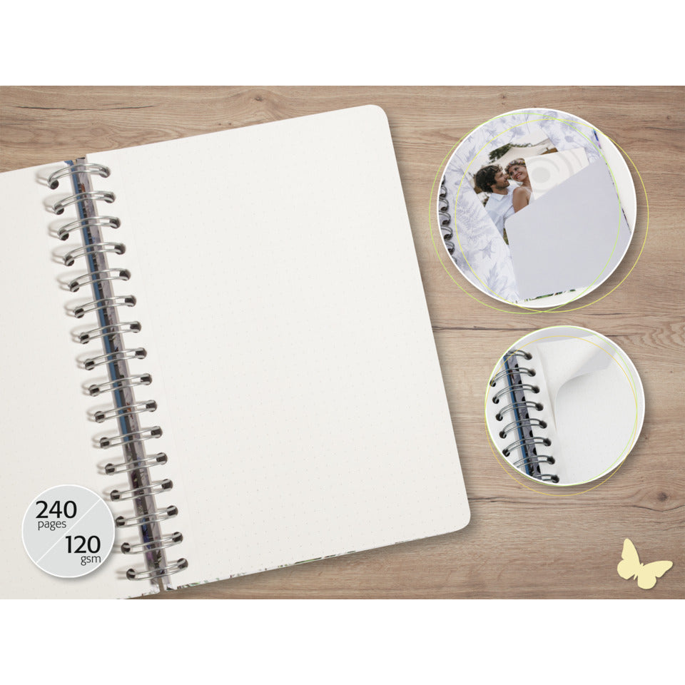 Spiralnotizbuch Jolie Sweet Dots, A5, 120 Blatt, Hardcover, punktkariert SIGEL JN601 SIGEL JN601 Jolie punktkariert