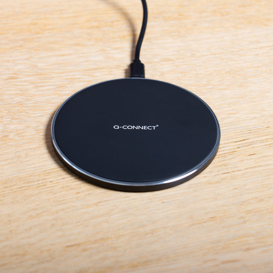 Ladegerät Induktiv kabellos schwarz Q-CONNECT KF15035