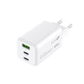 GaN-Ladegerät 65W, 1 x USB-A und 2x USB-C, weiß Q-CONNECT KF17042