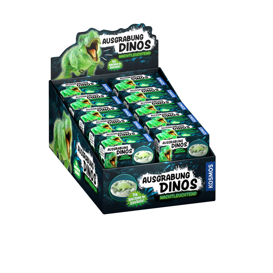 Ausgrabungs-Set Dinos nachtleuchtend KOSMOS 601386 KOSMOS 601386 i.Display