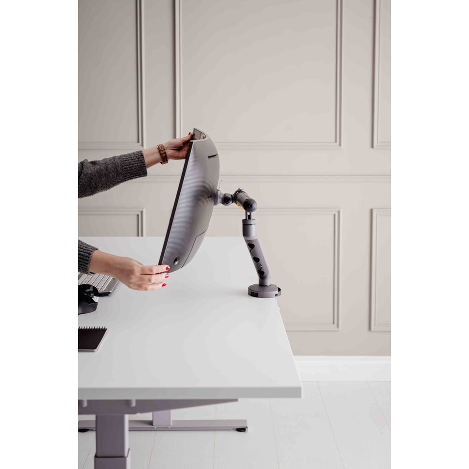 Monitorarm BE Flexible Single, dunkelgrau BAKKERELKHUIZEN BNEBFSDG